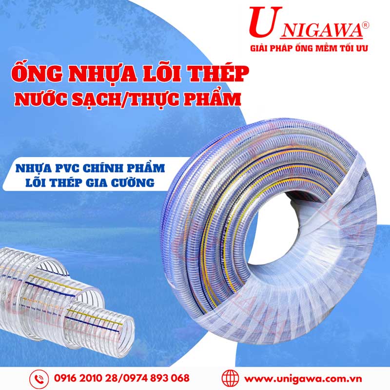 Unigawa Địa Chỉ Cung Cấp Ống Nhựa Lõi Thép Giá Rẻ Chất Lượng