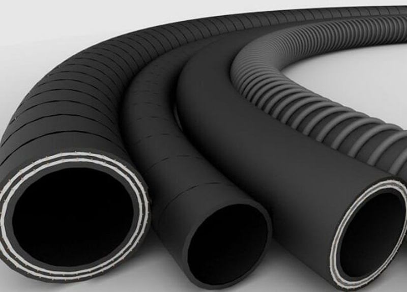 Ống hút bụi silicone lõi thép chịu nhiệt